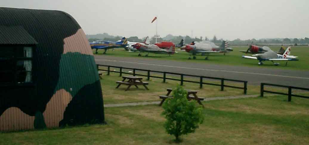 Planes outside the Squadron Club