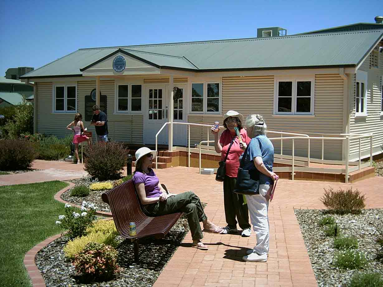Visitors at the Temora Aviation Museum